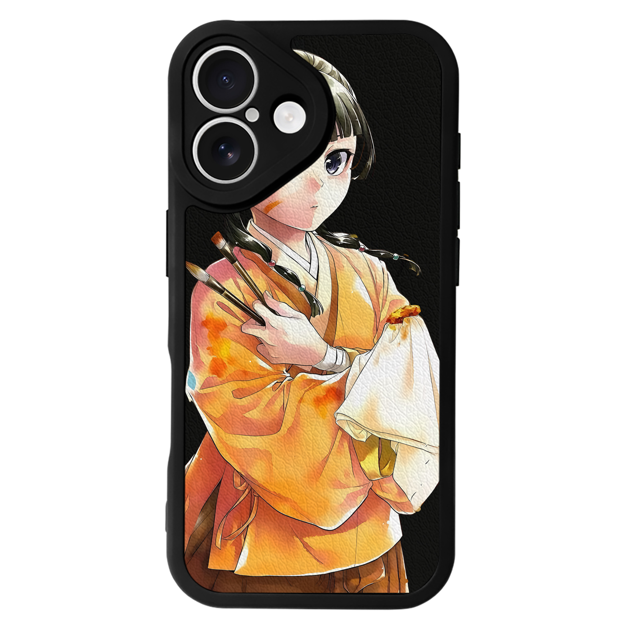 （画像用） 薬屋のひとりごと The Apothecary Diaries 【iPhone 16シリーズ対応】シリコンスマホケース（レザー調） 材質：シリコン